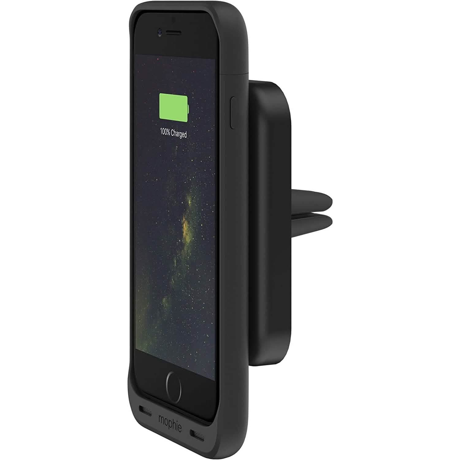 Support de fixation aération voiture mophie pour charge sans fil pour coques mophie