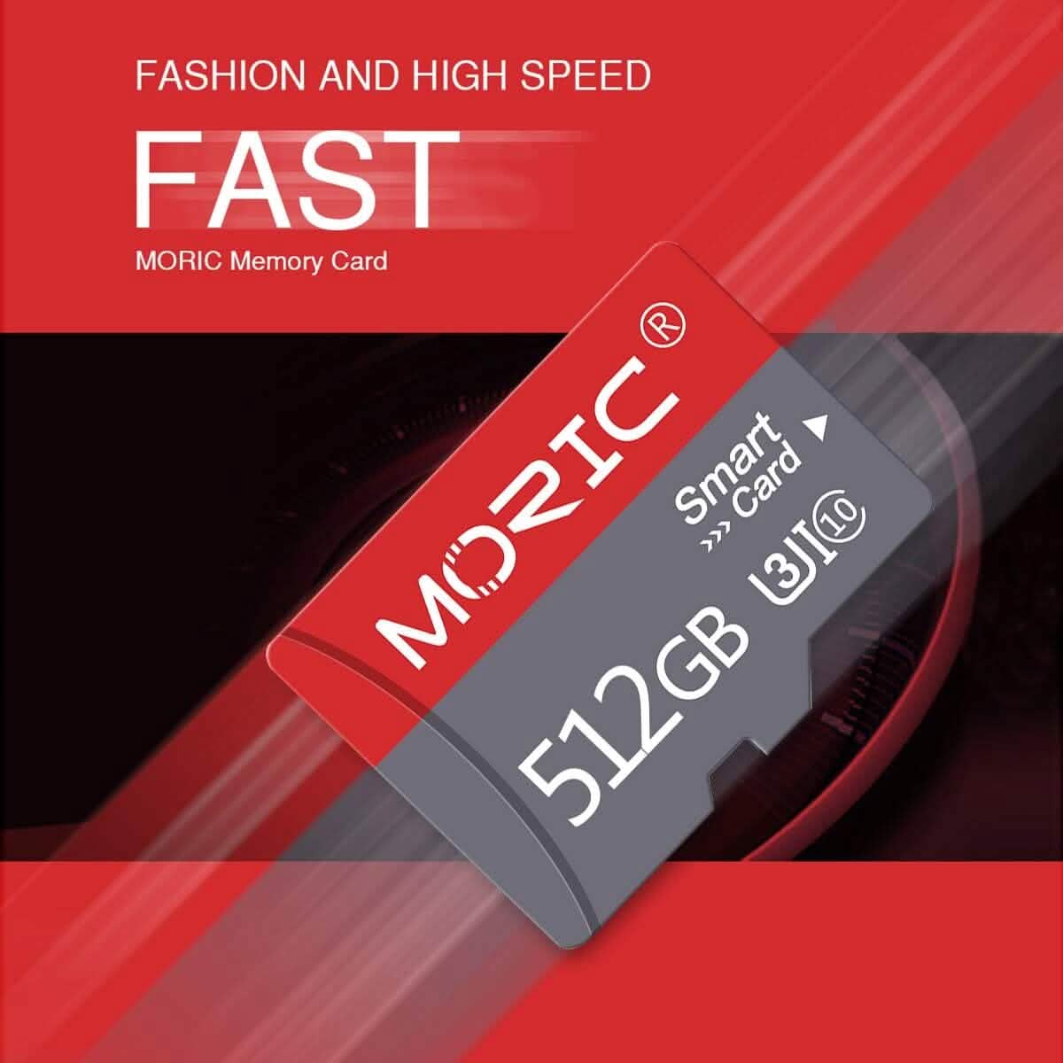 Moric 512GB Micro SD Card Fast Speed MicroSDXC UHS-I Memory Card  (Refurbished)