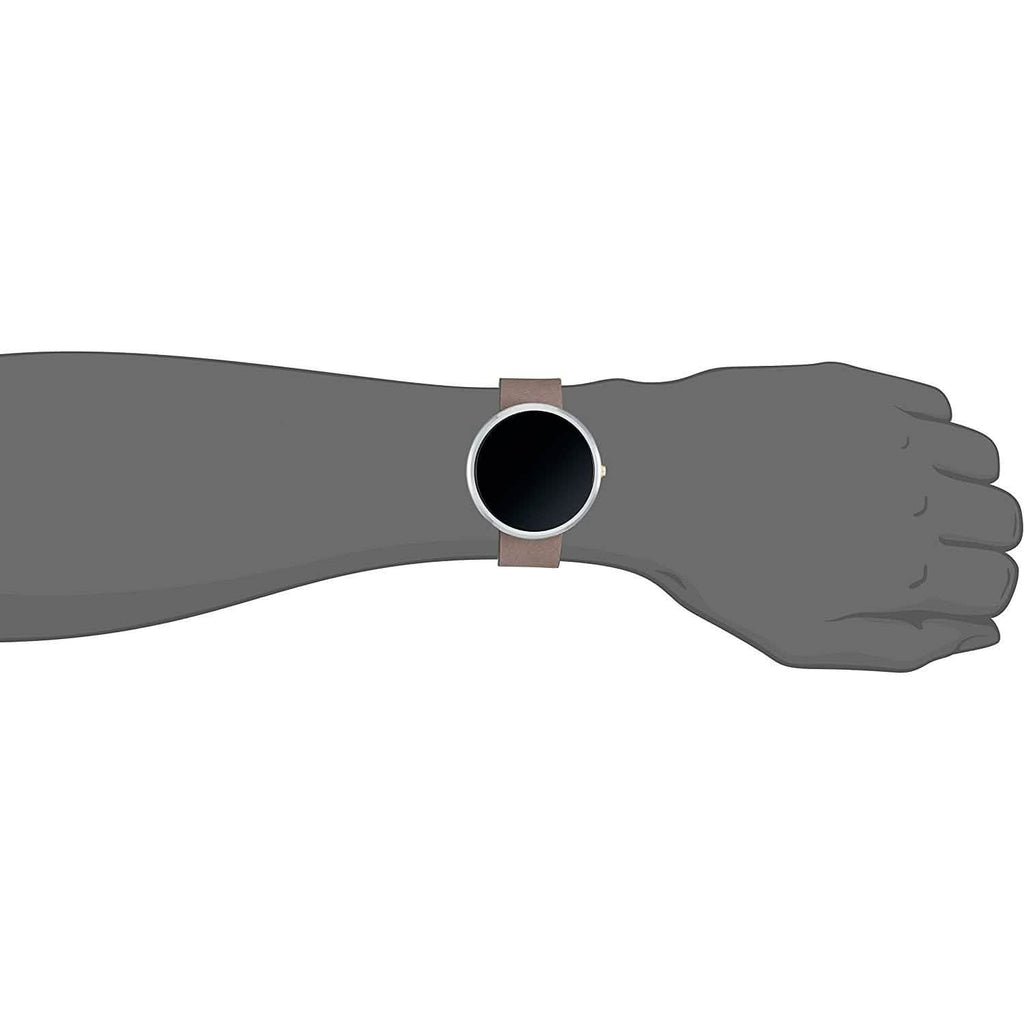 Motorola Moto 360 - Stone Grey Leather Smart Watch