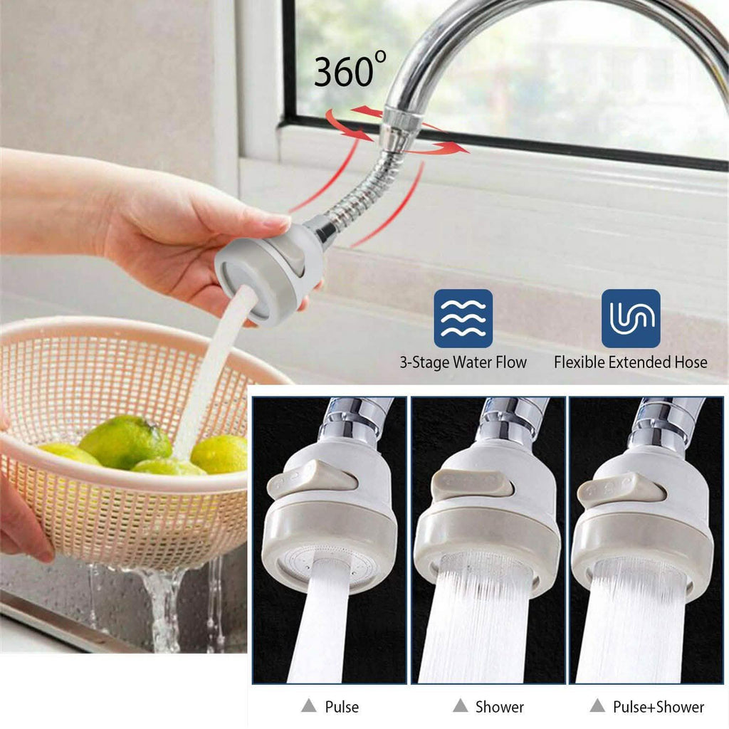 Movable Kitchen Tap Head 360° Rotatable Swivel