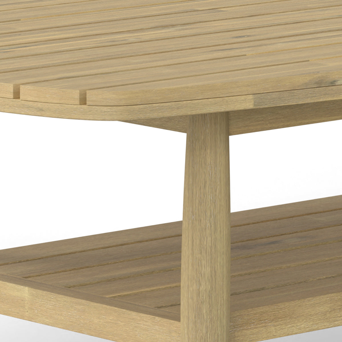 Bayshore Outdoor Coffee Table - Light Teak