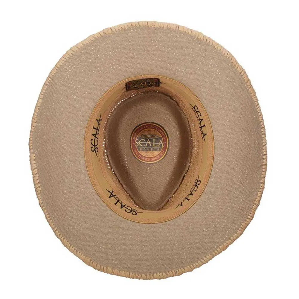 Scala Puerto- Straw Fedora Hat