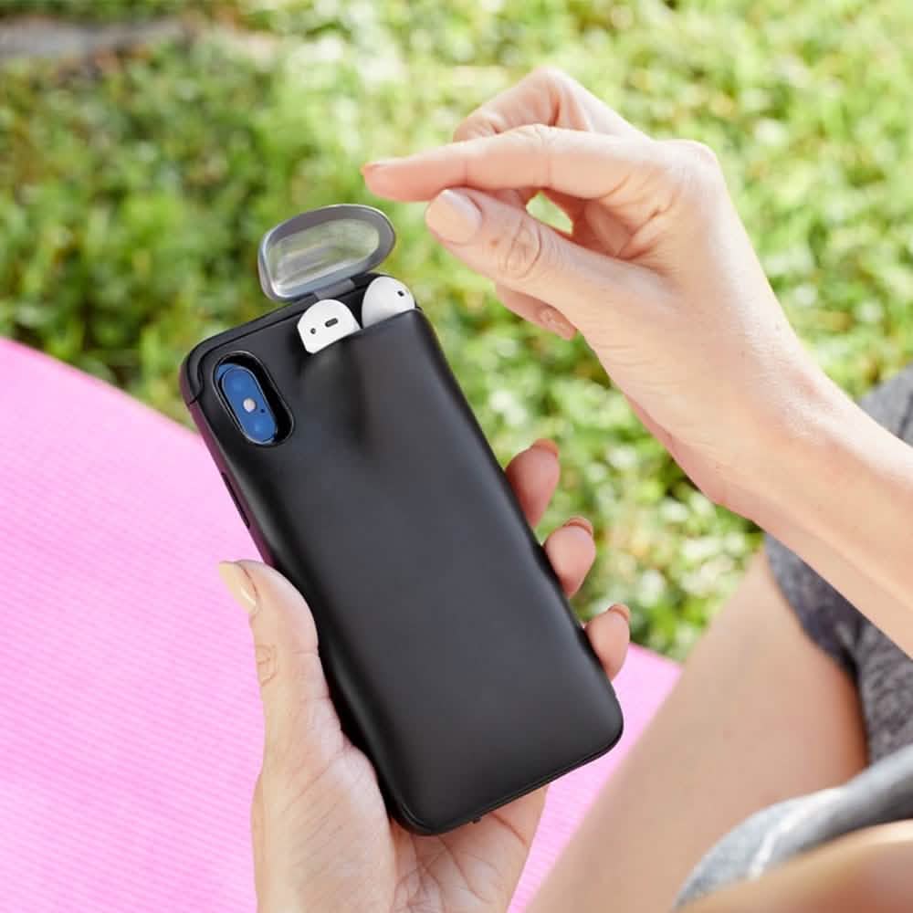 iPhone Case With AirPods Holder