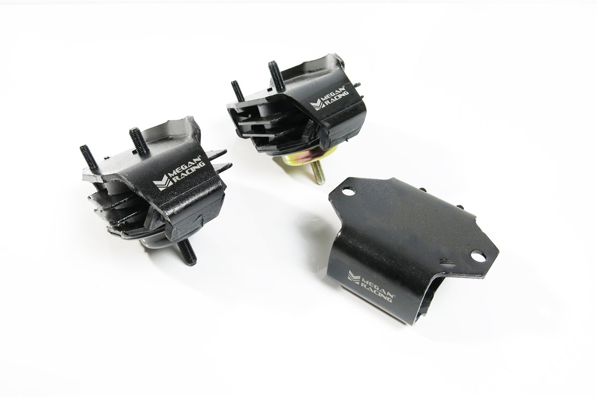 Megan Racing Engine Mounts - Reinforced for 1989-1998 Nissan 240SX S13/S14 Hard Rubber (3 pcs) MRS-NS-1740