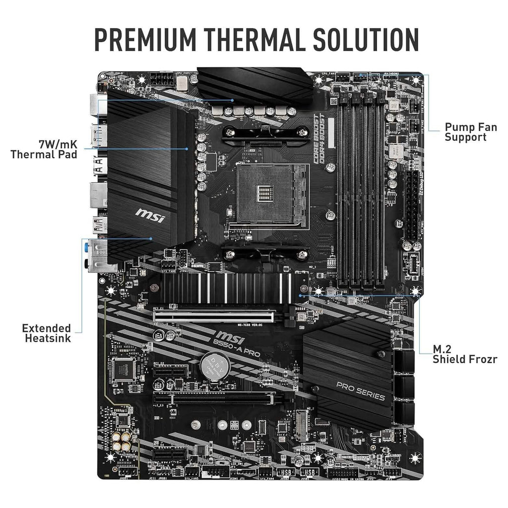 MSI B550-A PRO ProSeries Motherboard (Refurbished)
