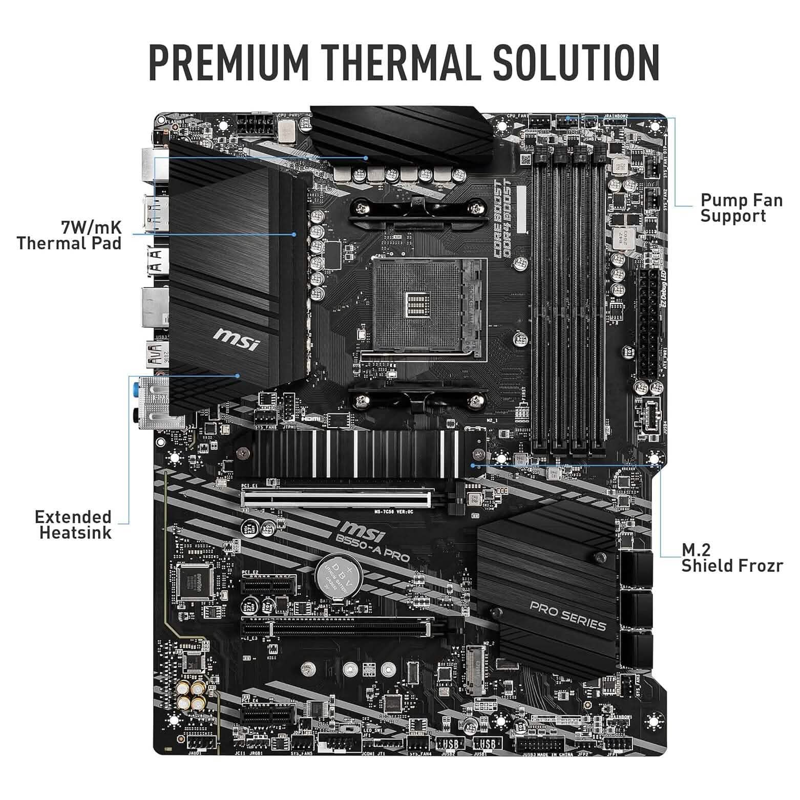 MSI B550-A PRO ProSeries Motherboard (Refurbished)