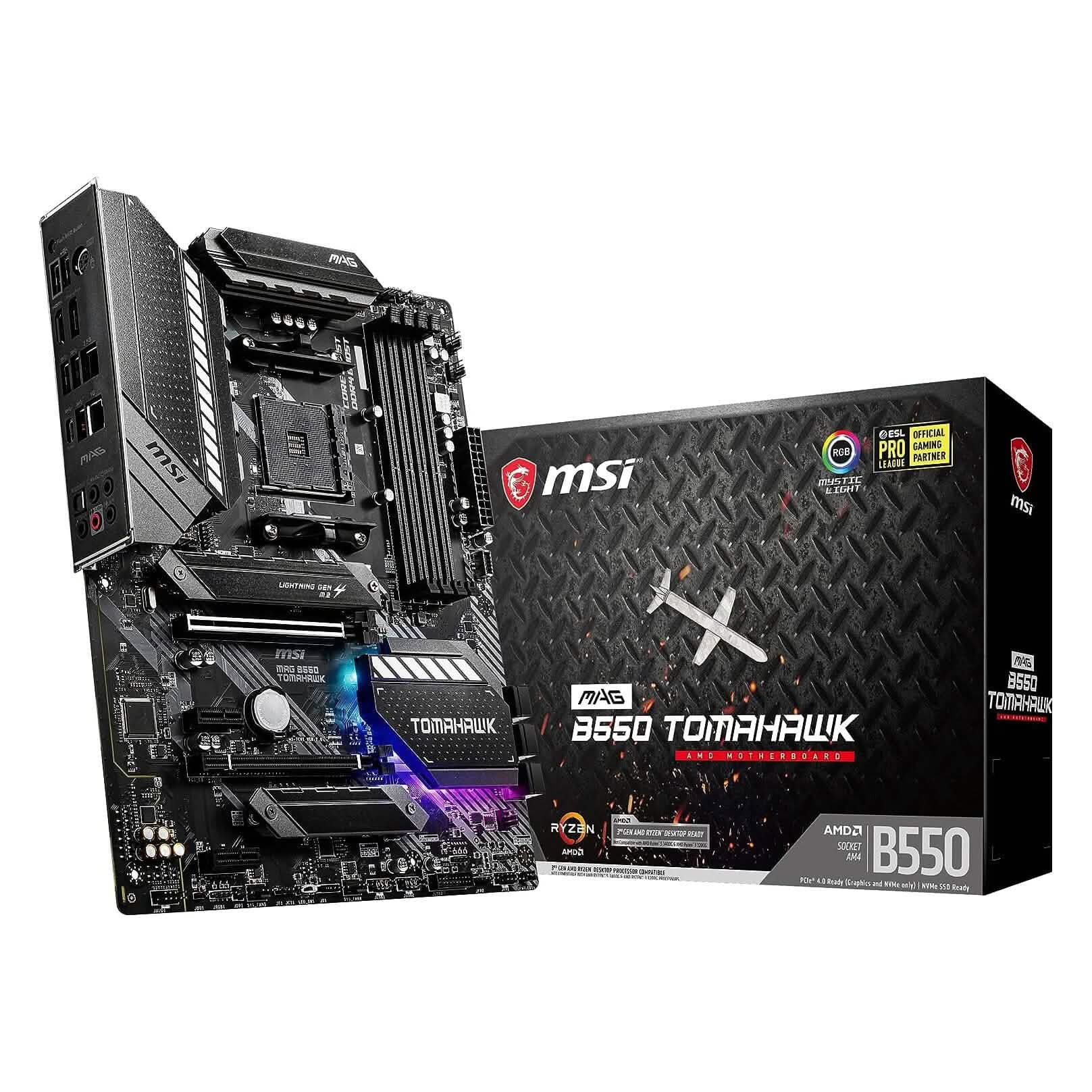 Carte mère de jeu MSI MAG B550 Tomahawk (Reconditionnée)