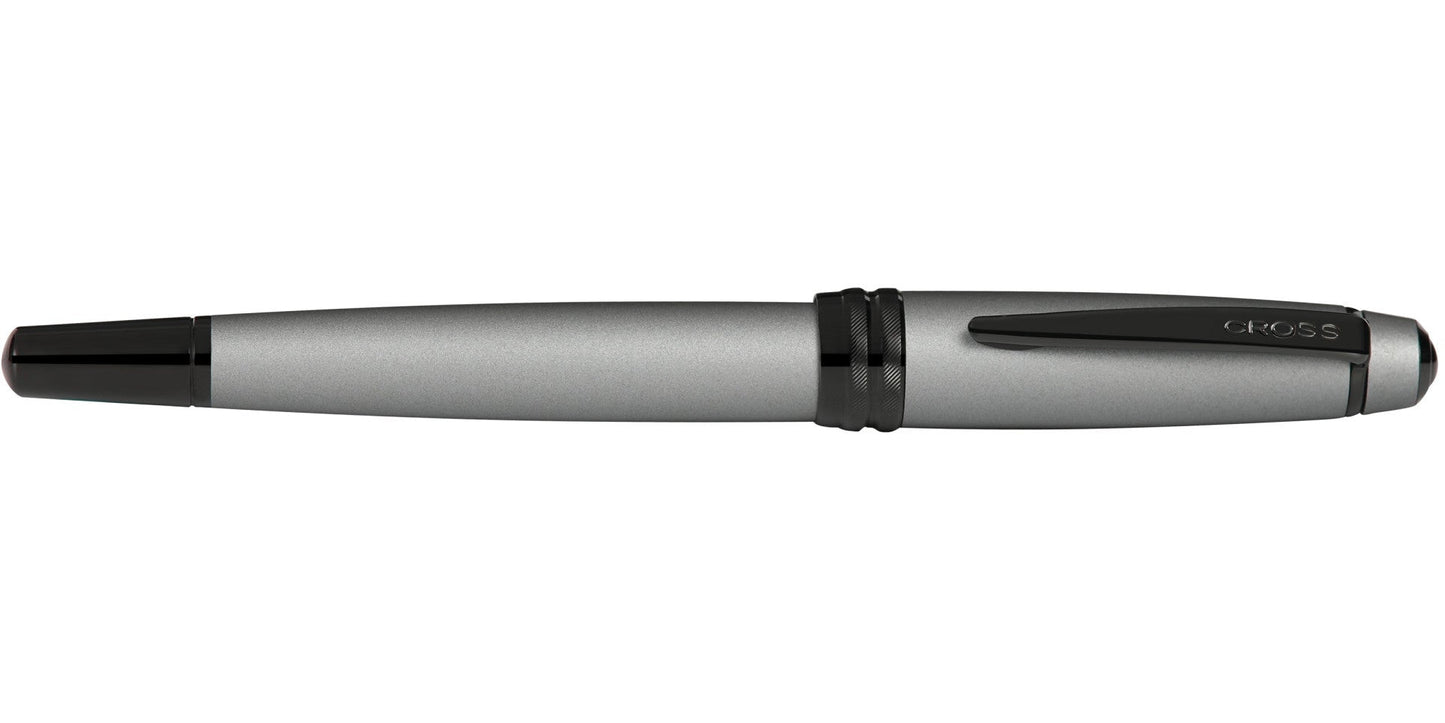 Bailey™ Matte Gray Lacquer Rollerball Pen