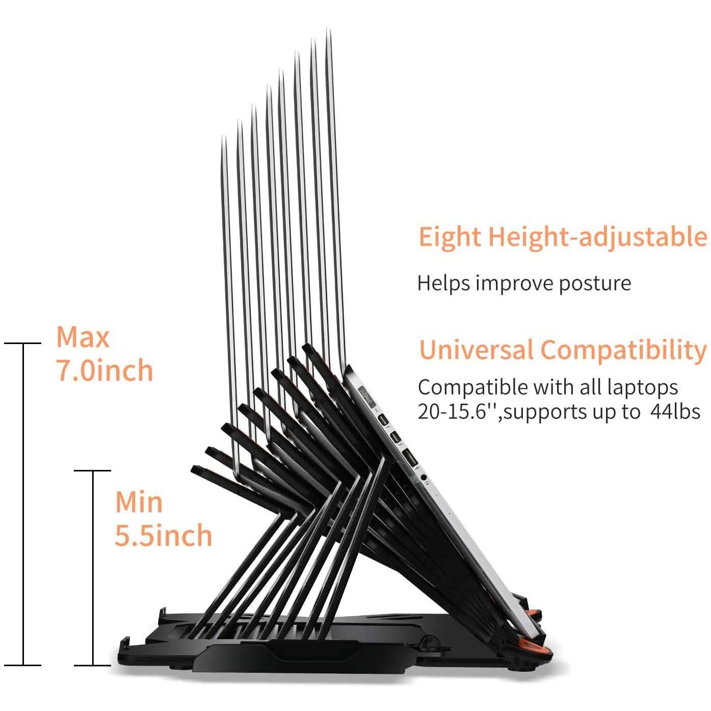 Support de téléphone et d'ordinateur portable multi-angle