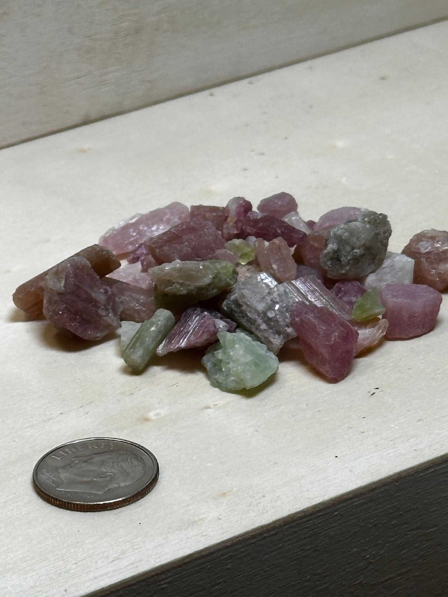 Multi Colored Tourmaline Shards