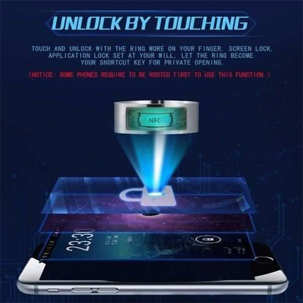 Bague Intelligente NFC Multifonctionnelle Étanche