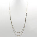 Collier multirang en argent