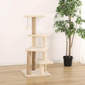 Arbre à chat multiplateforme avec poteau à griffer