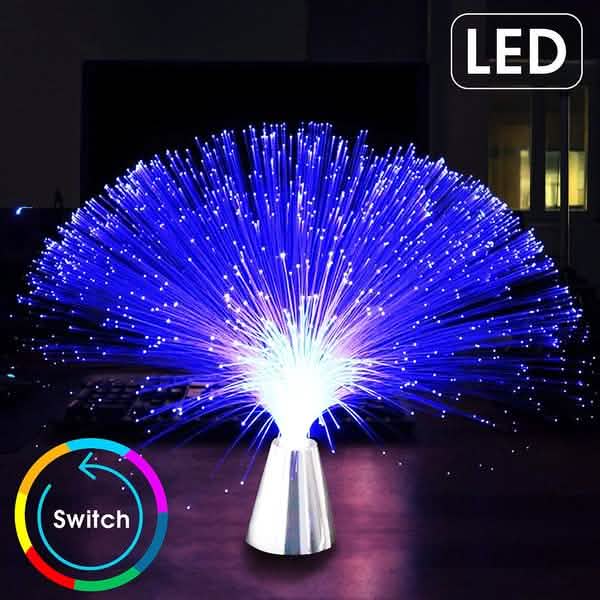 Multicolor LED Fiber Optic Light Lamp