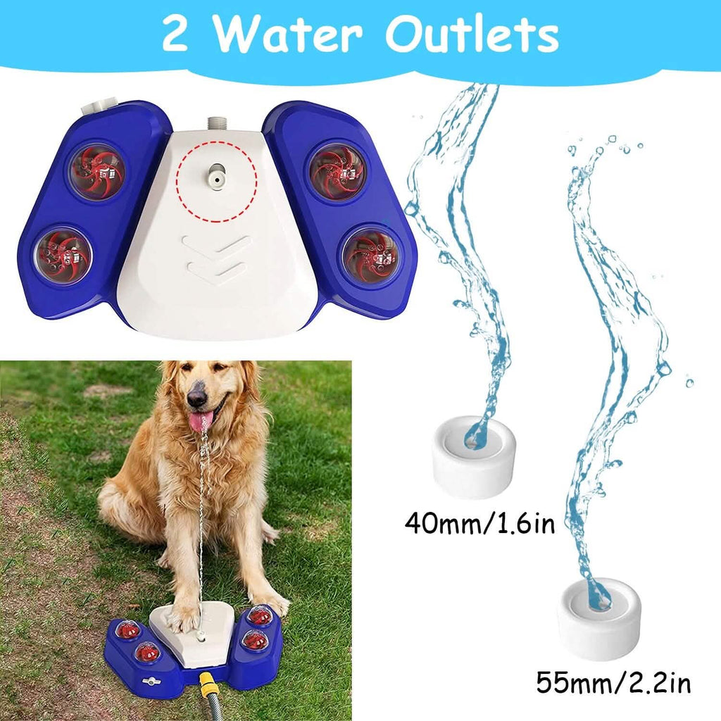 Multifunctional Automatic Pet Water Dispenser Outdoor Step-on Activated Sprinkler