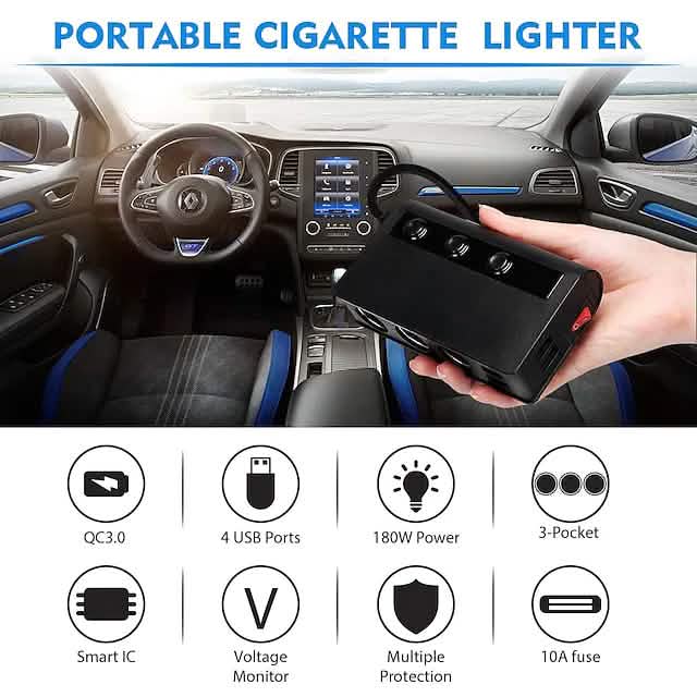 Multifunctional Car Charger Socket
