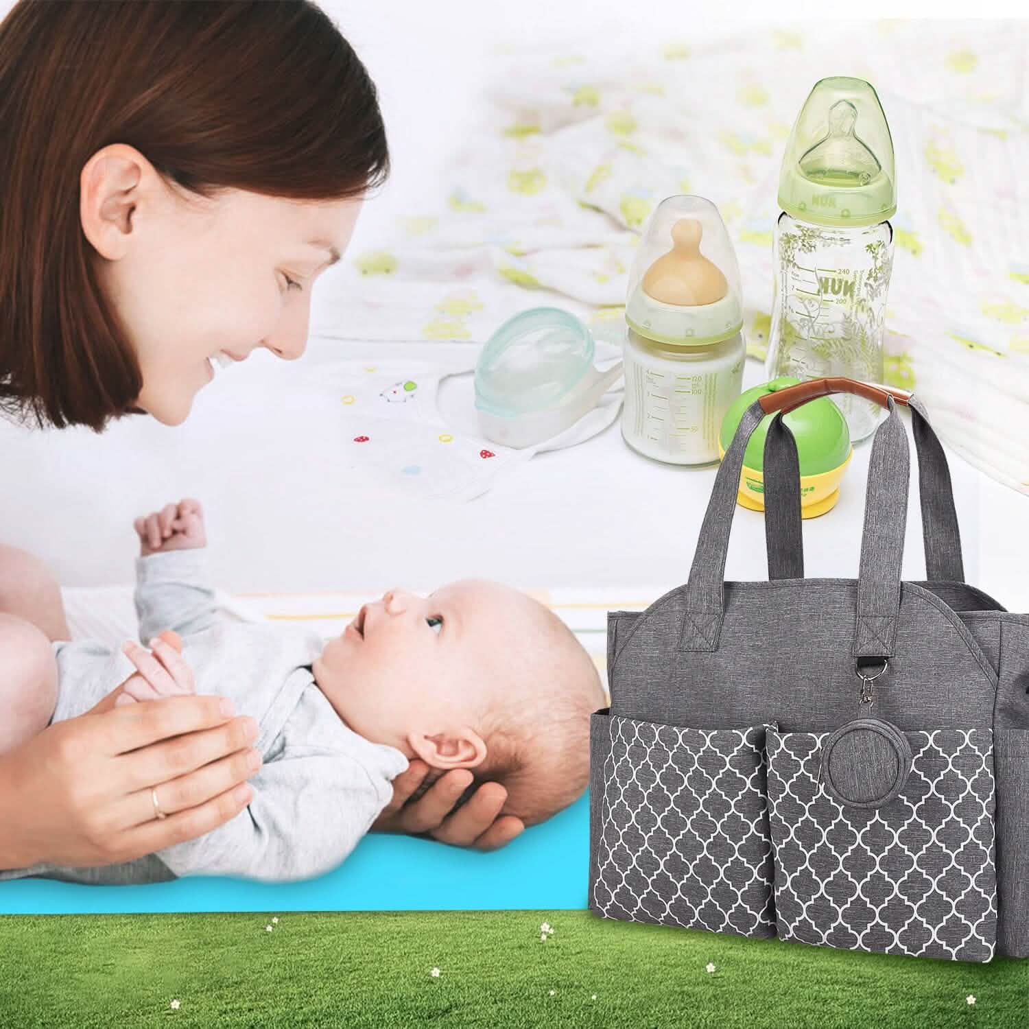 Sac de maternité multifonctionnel avec bandoulière réglable