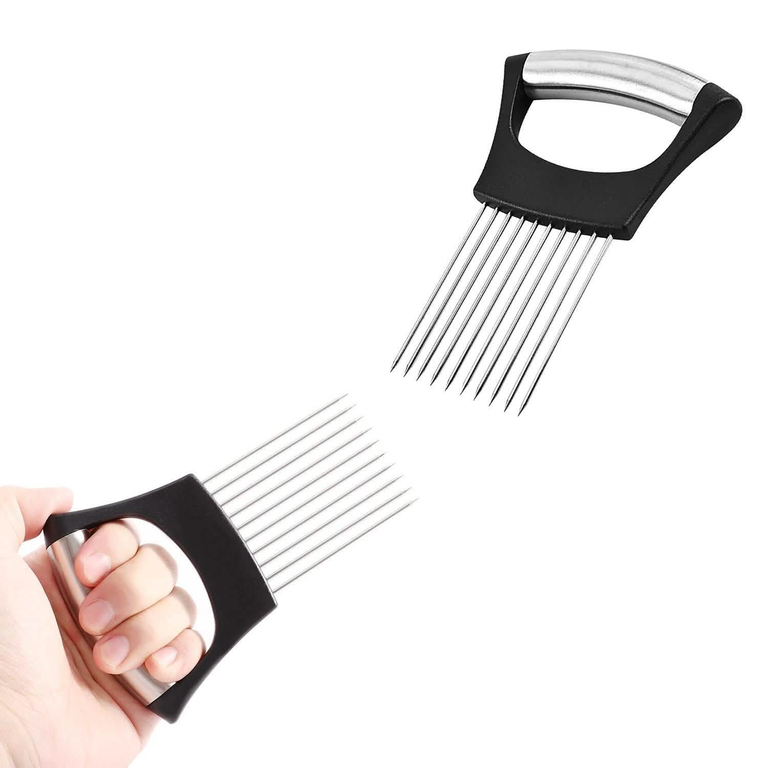 Multipurpose Stainless Steel Assistant Vegetable and Meat Slicer Holder