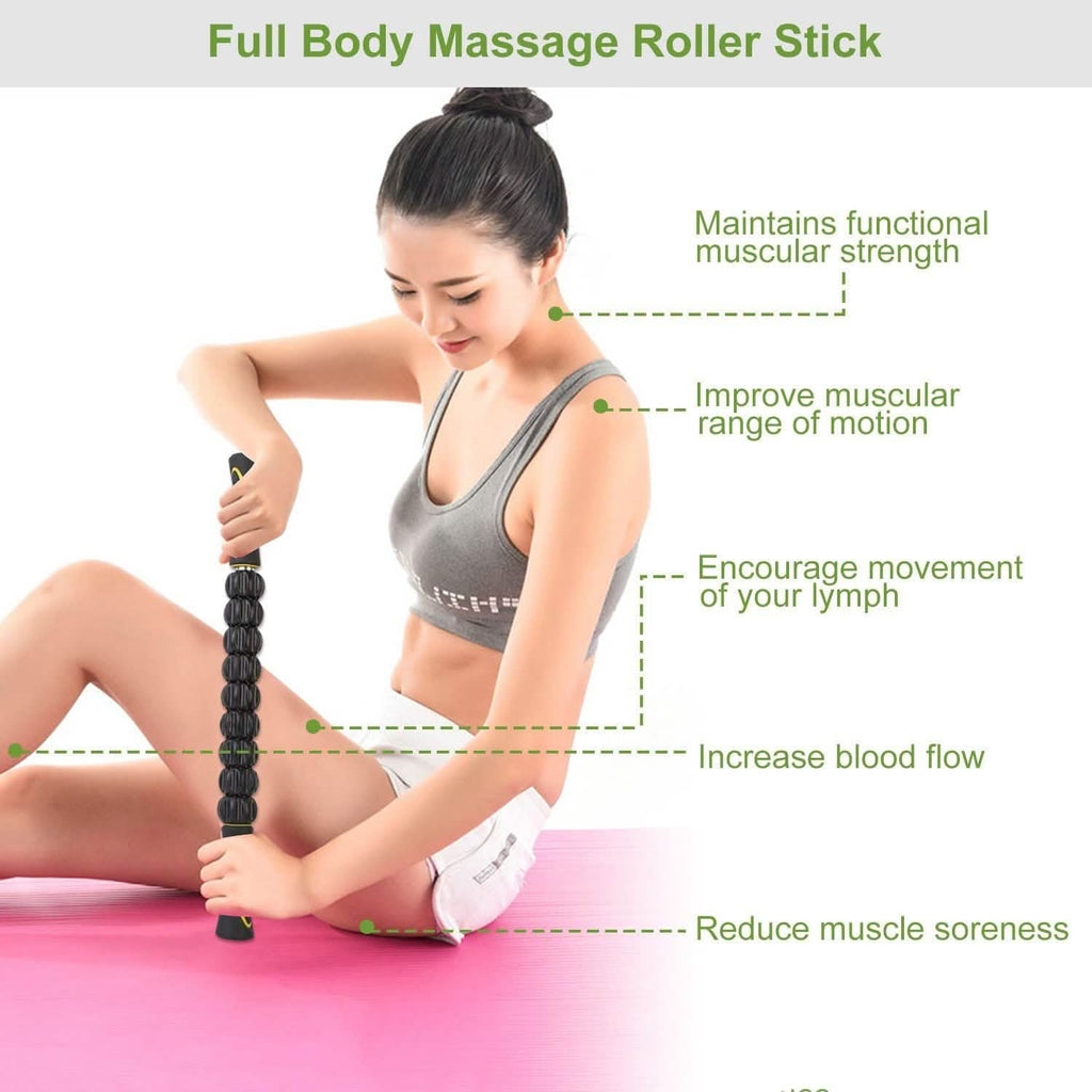Muscle Roller Massage Stick Body Physical Therapy