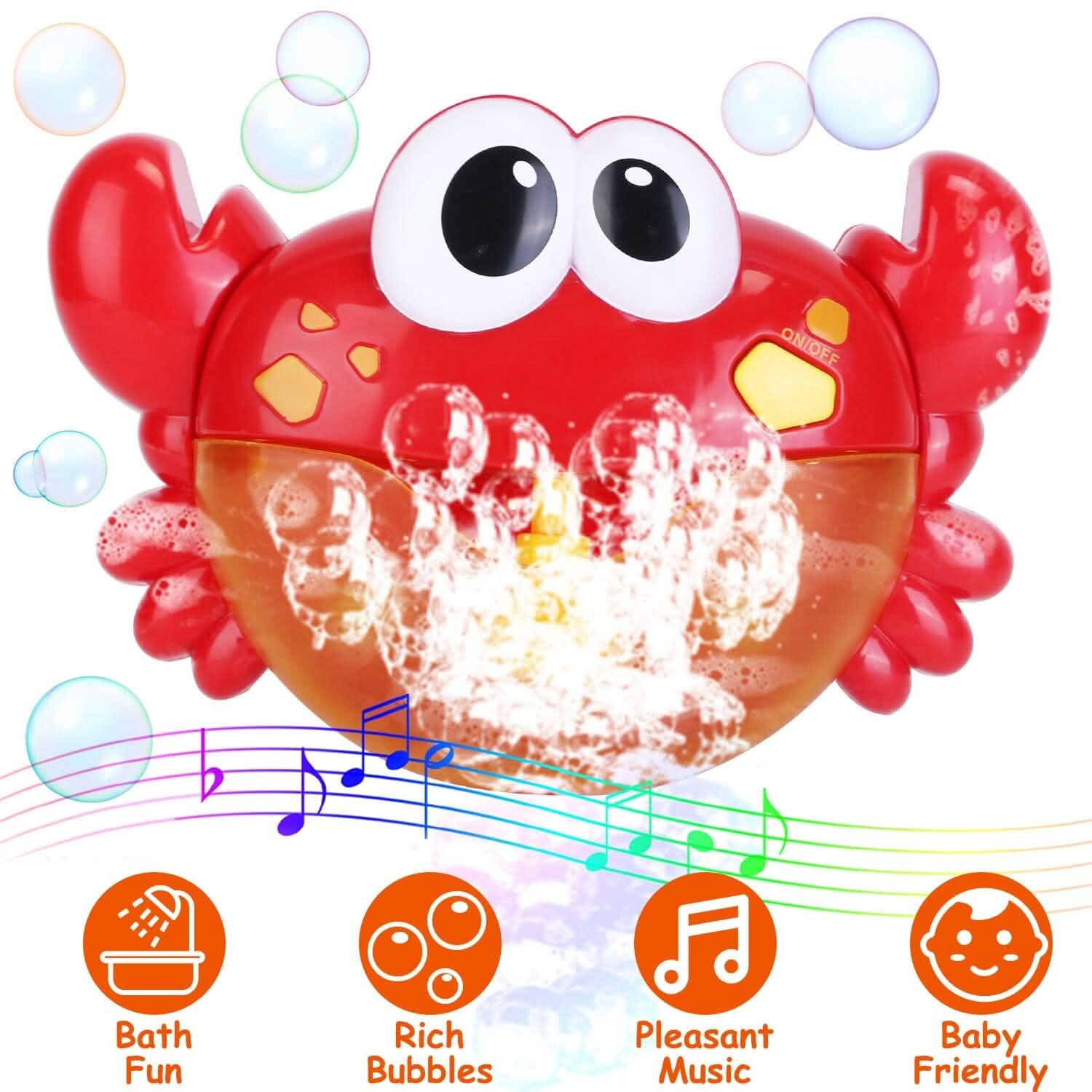 Machine à bulles musicales pour baignoire d'enfants