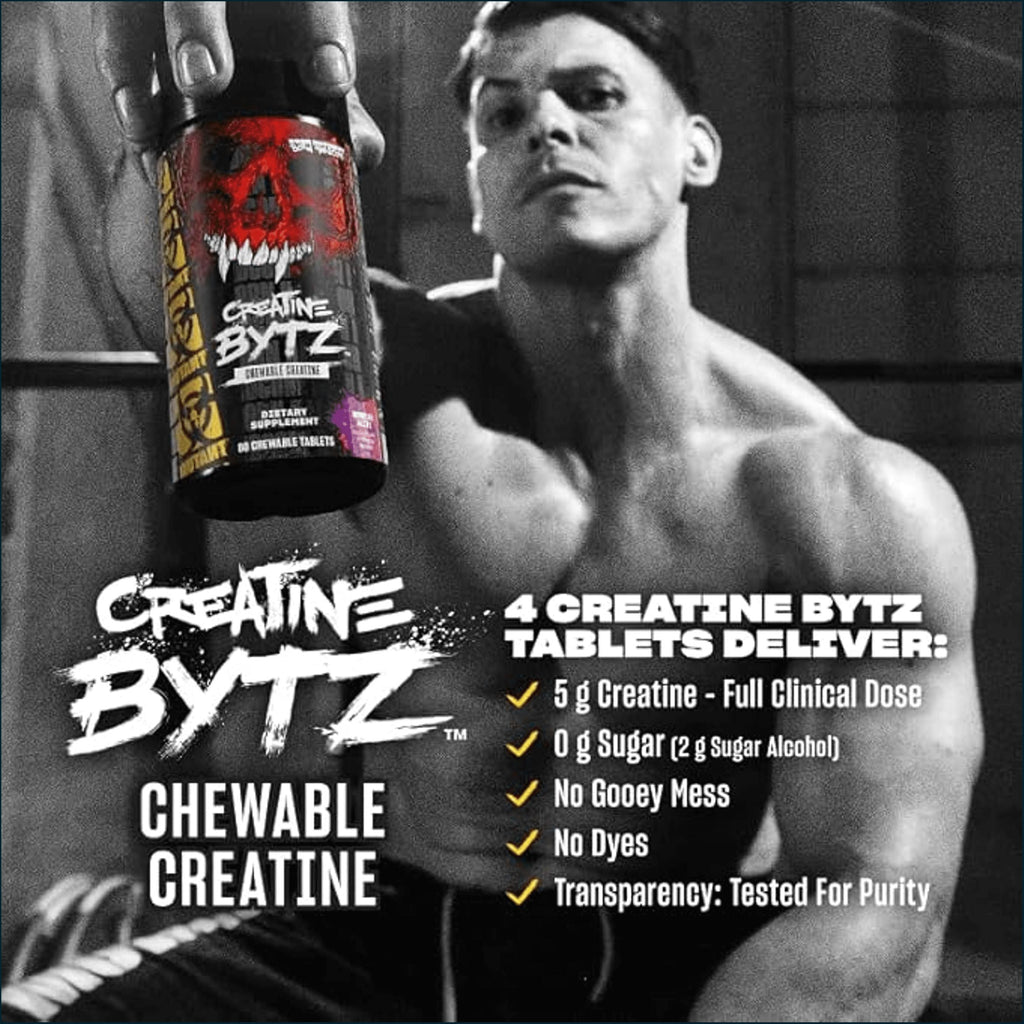 Mutant Creatine Bytz, 80 Chewable Tablets