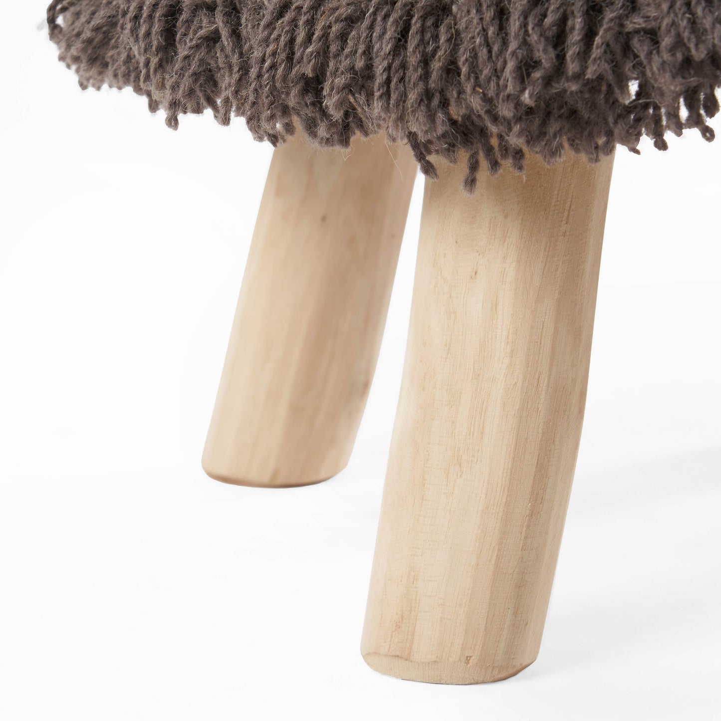 Roja Handcrafted Wool & Cotton Stool