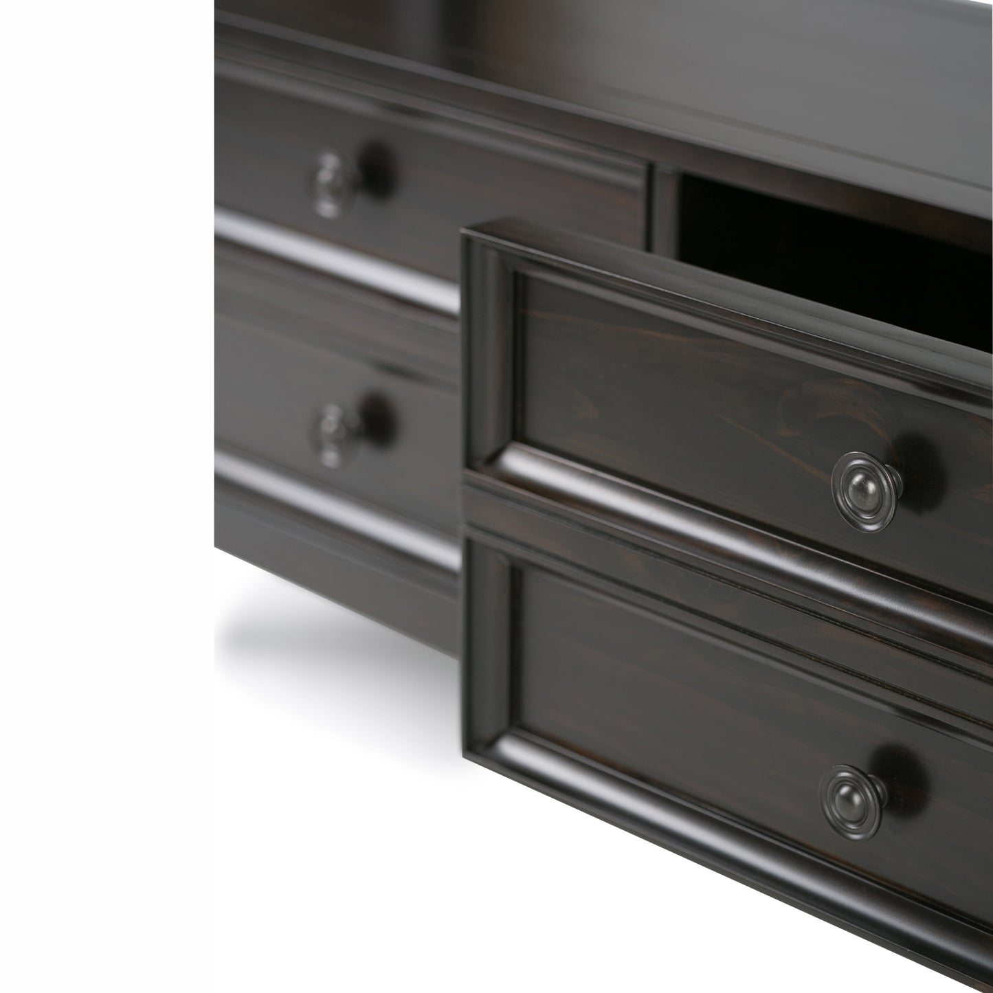 Amherst 48 Inch Wide Solid Wood Console Sofa Table in Hickory