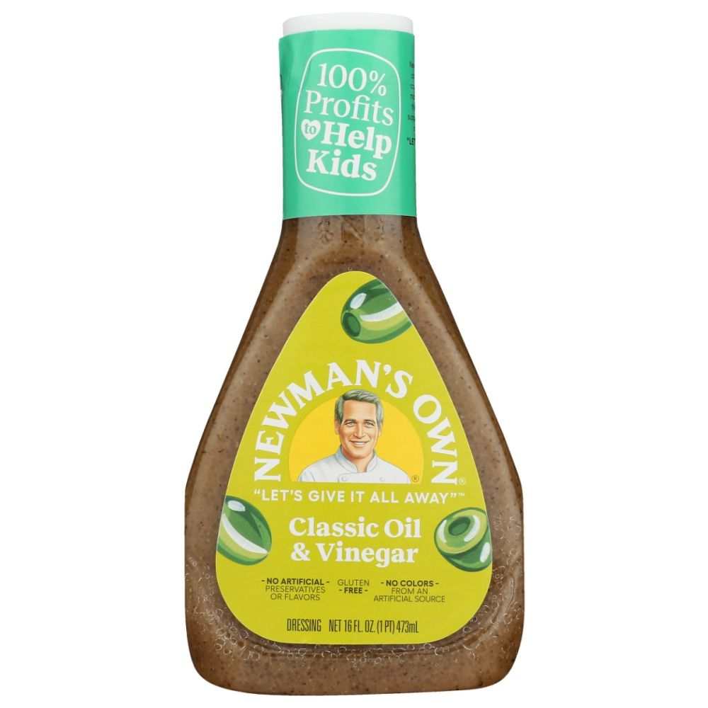 NEWMANS OWN: Classic Oil and Vinegar Dressing, 16 oz