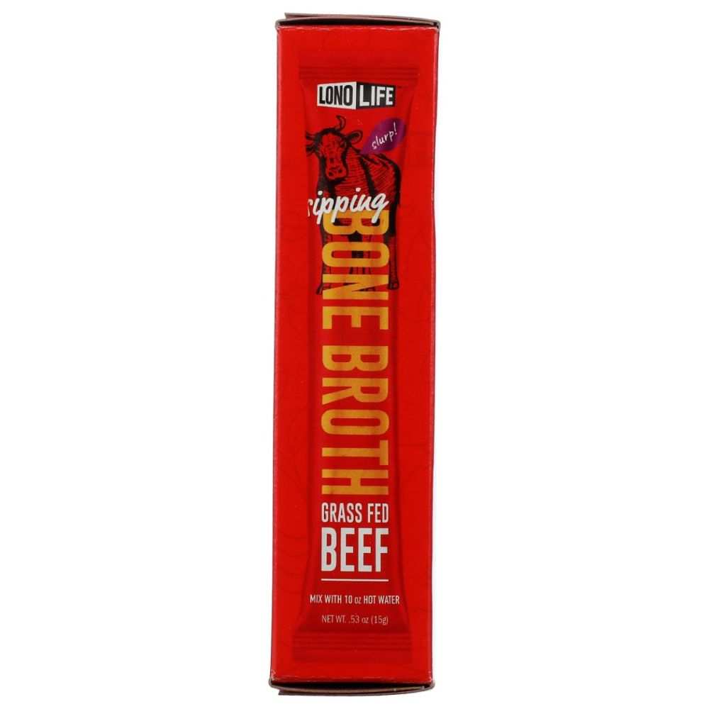 LONOLIFE: Grass Fed Beef Bone Broth 4Pk, 2.12 oz