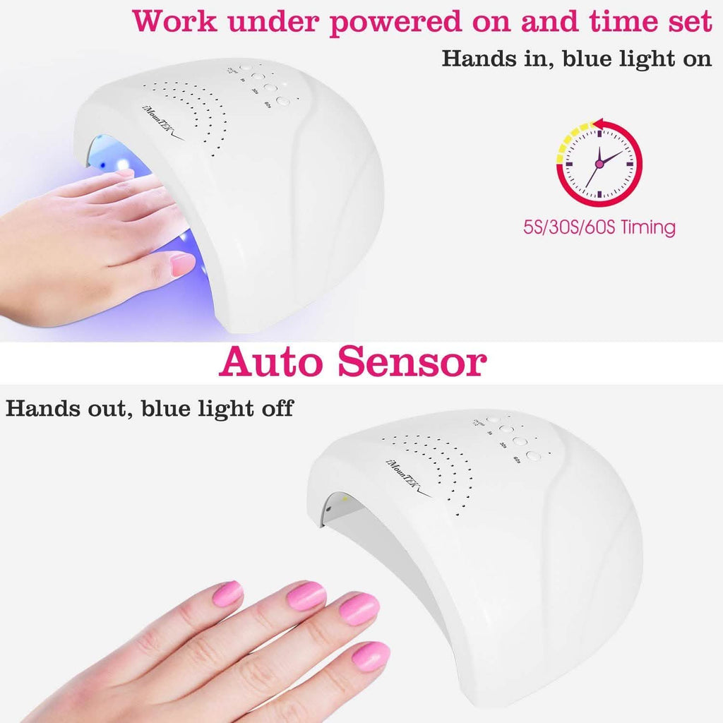ネイルドライヤー 48W/24W UV LEDランプ
