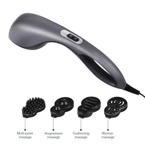 Naipo Handheld Massager with Heat & 4 Attachments