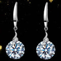 Naked Drill Swarovski Crystal Hook Earrings