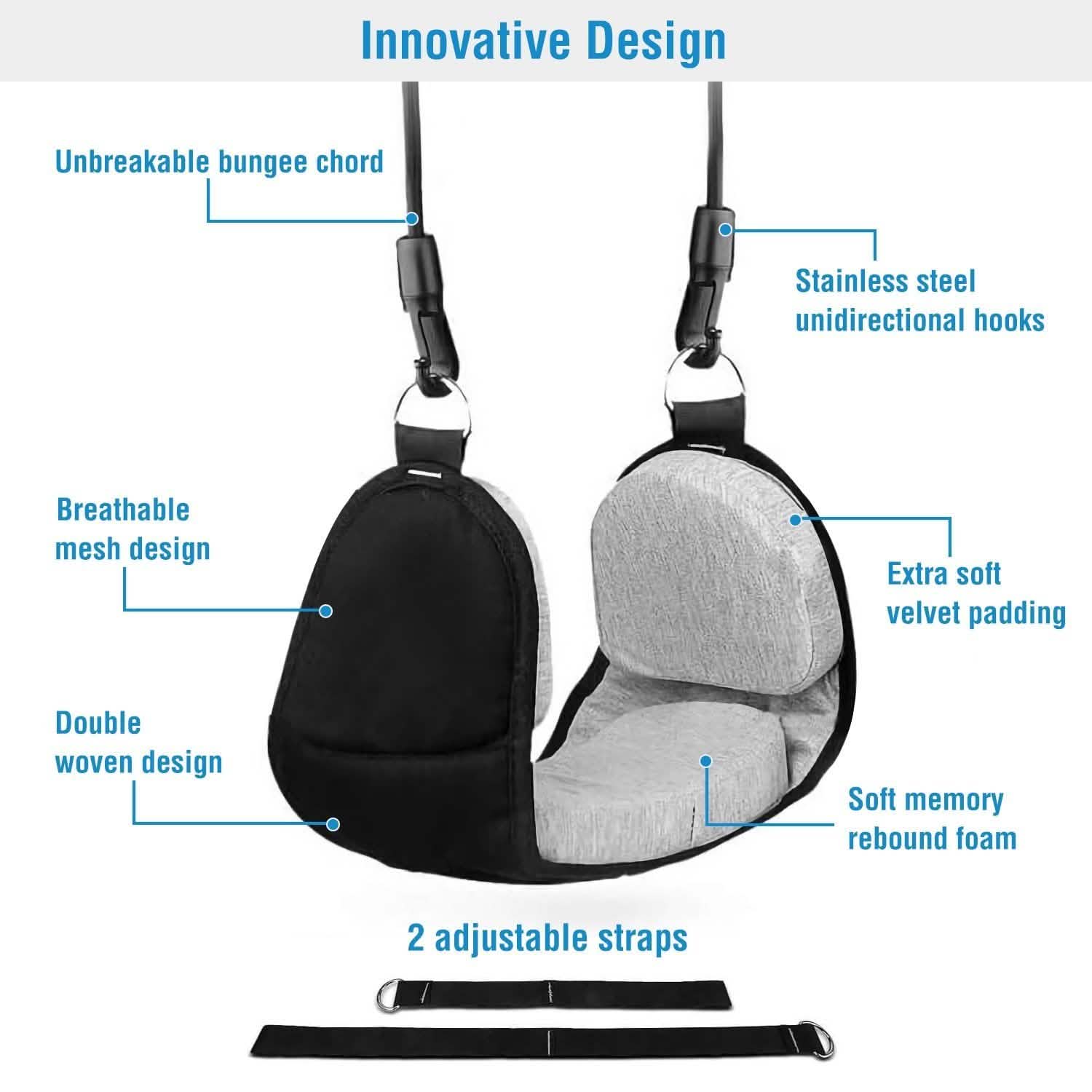 Hamac de Cou Tête Portable Traction Cervicale Soulagement Hamac