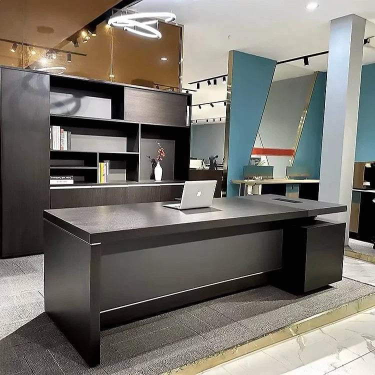 Danton · Modern L-Shaped Executive Desk