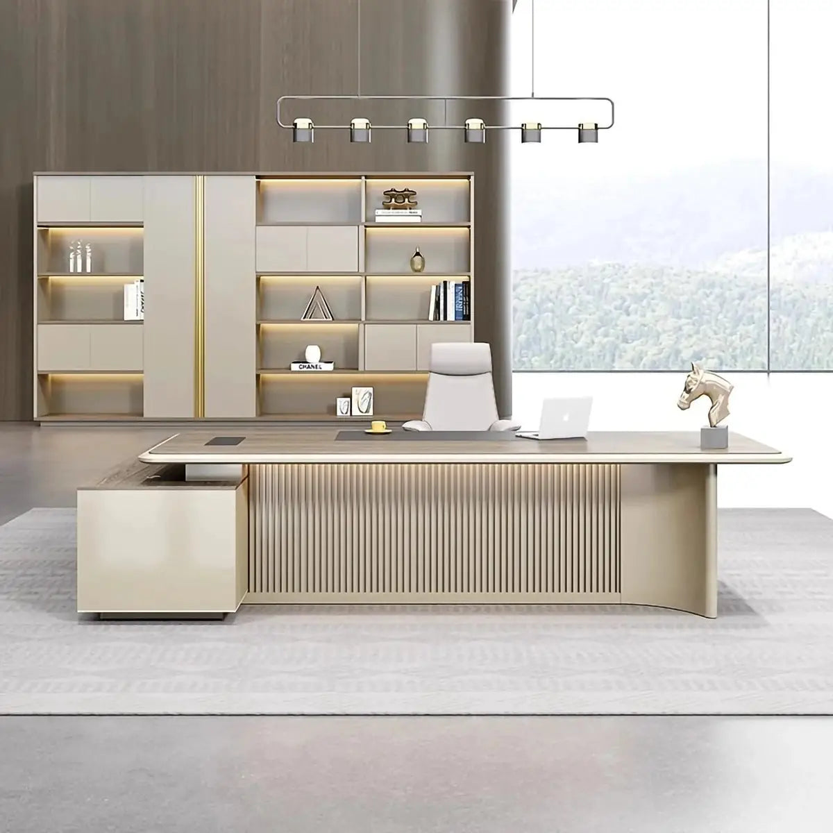 Essex · Modern L-Shaped Executive Desk
