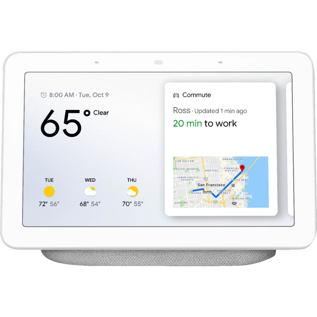 Google Nest Hub Smart Display with Google Assistant - Chalk