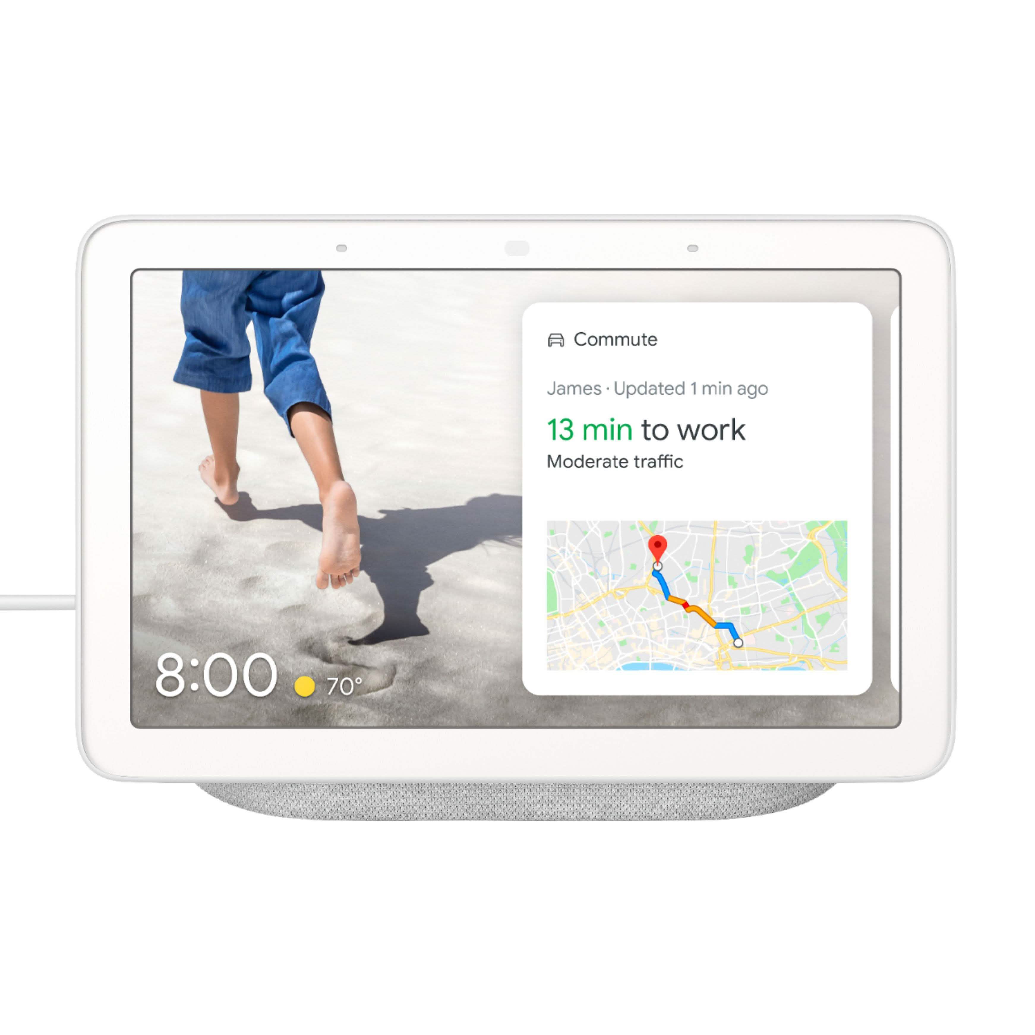 Google Nest Hub Smart Display with Google Assistant - Chalk