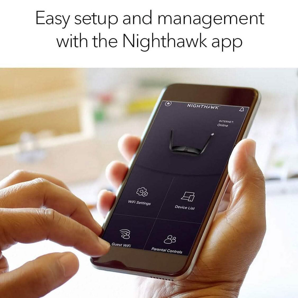 Netgear Nighthawk WiFi 6 (RAX120) AX6000 12-Stream Dual-Band Gigabit Router (Refurbished)