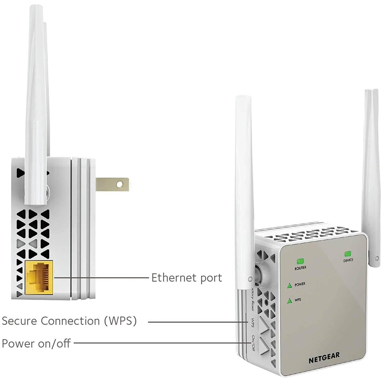 Extension de portée Wi-Fi NETGEAR