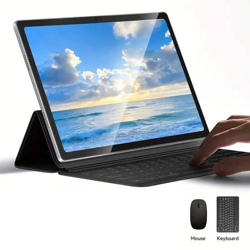Tablette Android 14 10,1" 12 Go de RAM 128 Go de ROM avec clavier et souris