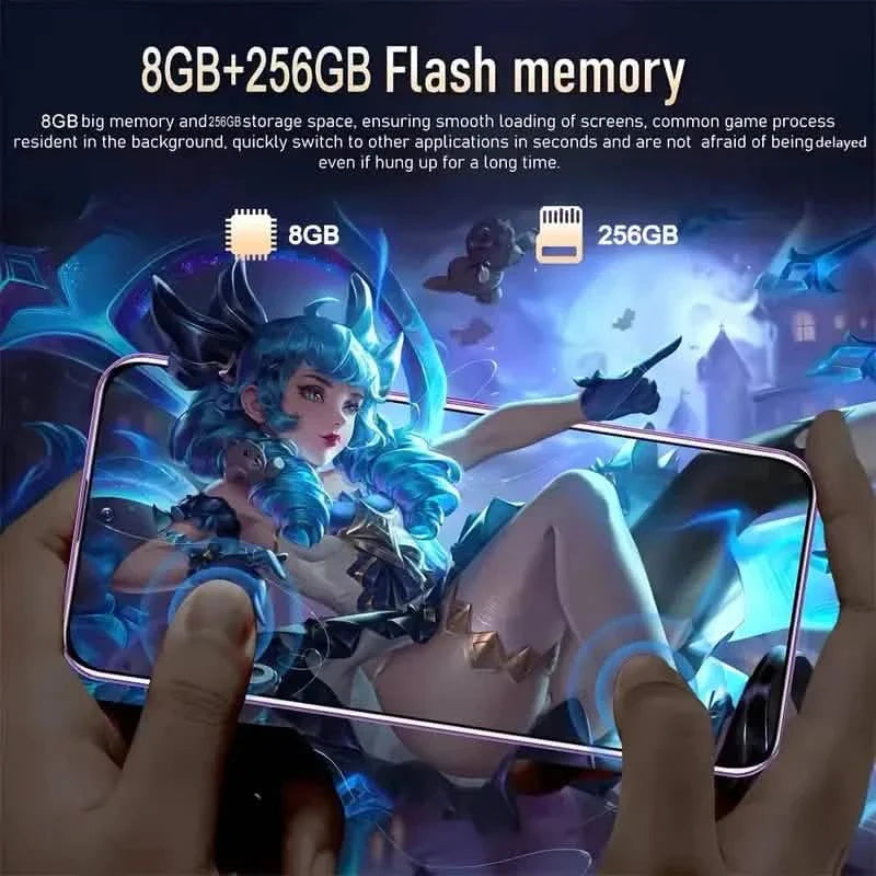 Android 13 5Gスマートフォン、6.8インチ、デュアルSIM、4GB + 128GB、48MP+108MP HDカメラ