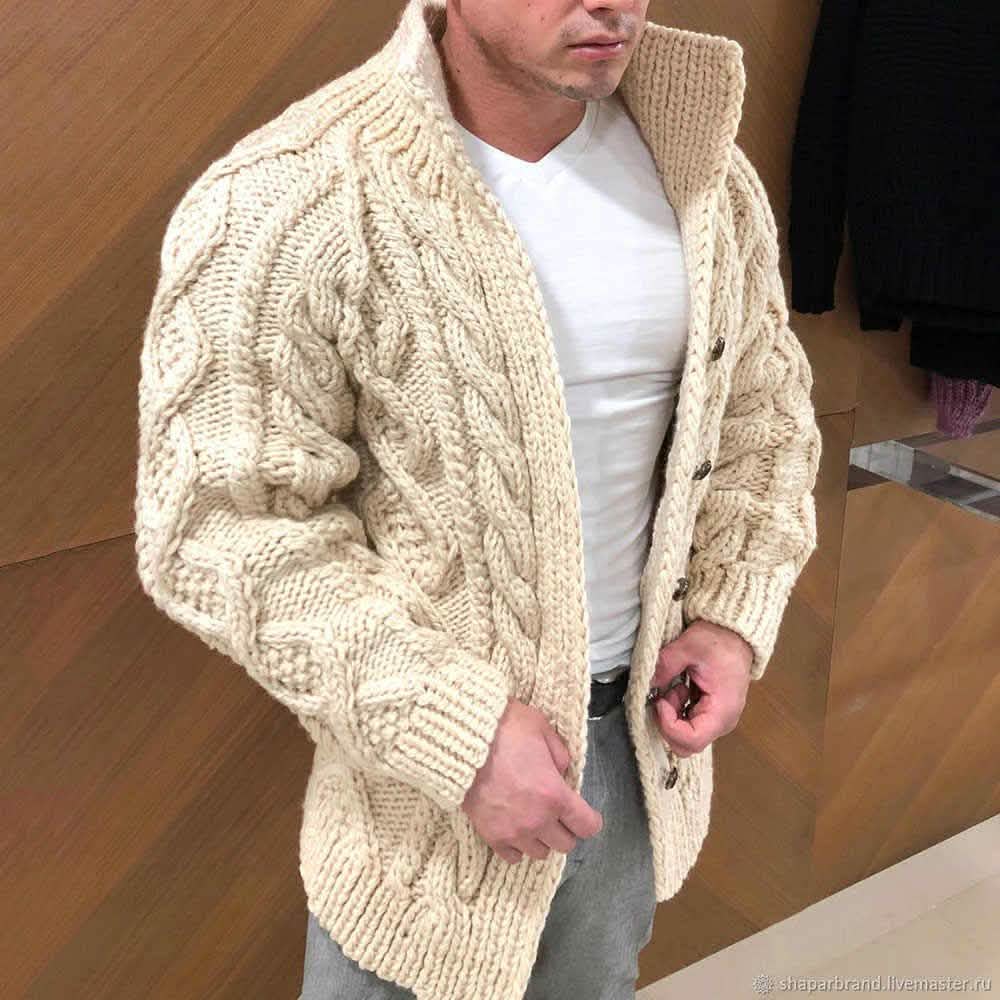 Nouveau cardigan pull pour homme