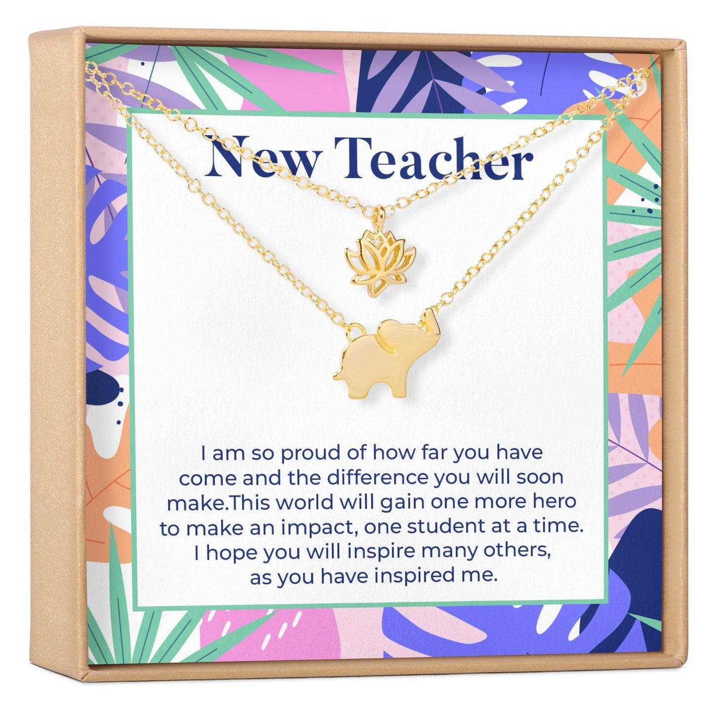 New Teacher Necklace, Multiple Styles Jewelry