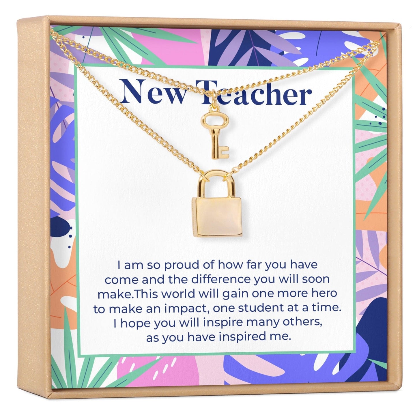 New Teacher Necklace, Multiple Styles Jewelry