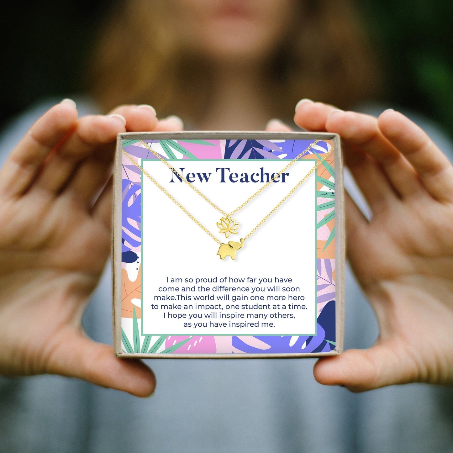 New Teacher Necklace, Multiple Styles Jewelry