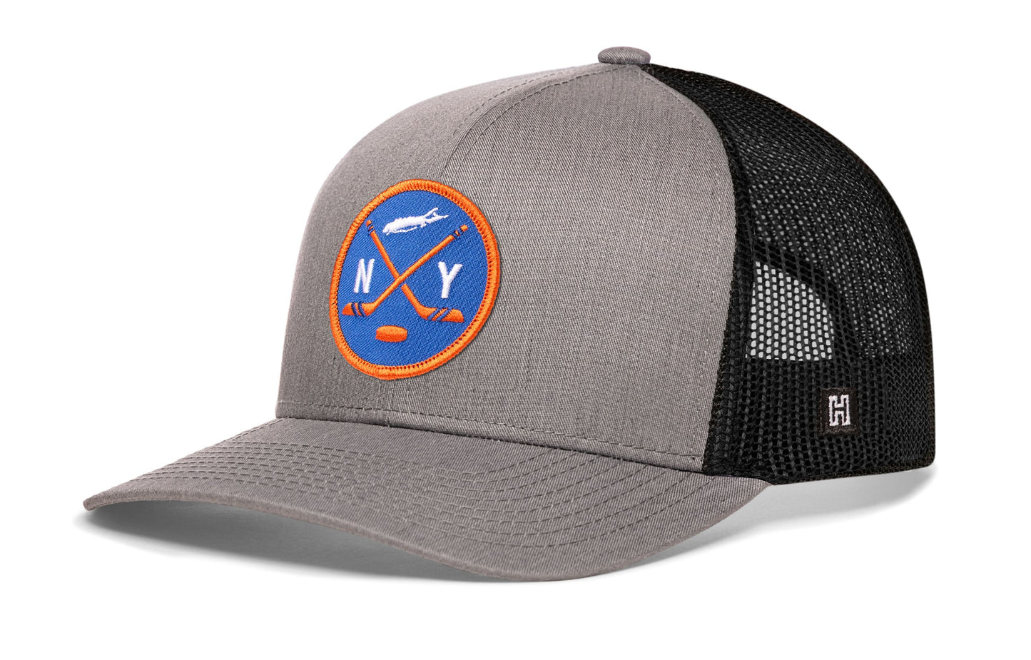 New York Hockey Trucker Hat  |  NY X Snapback