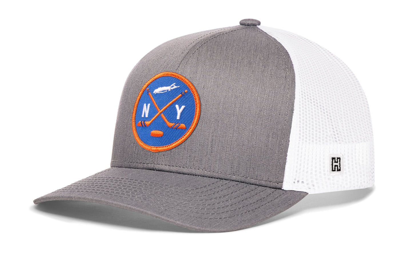 New York Hockey Trucker Hat  |  NY X Snapback