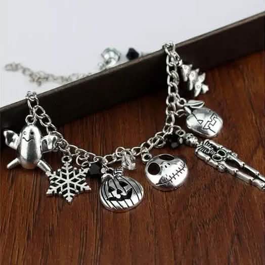 Le Cauchemar avant Noël Jack Skellington Sally Bracelet Gothique