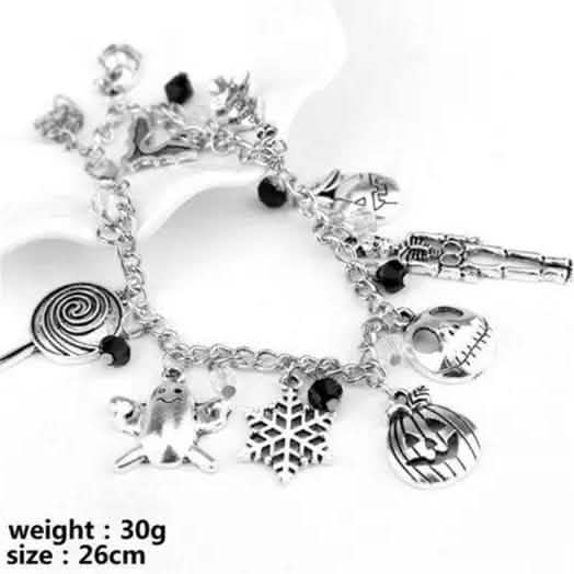 Le Cauchemar avant Noël Jack Skellington Sally Bracelet Gothique