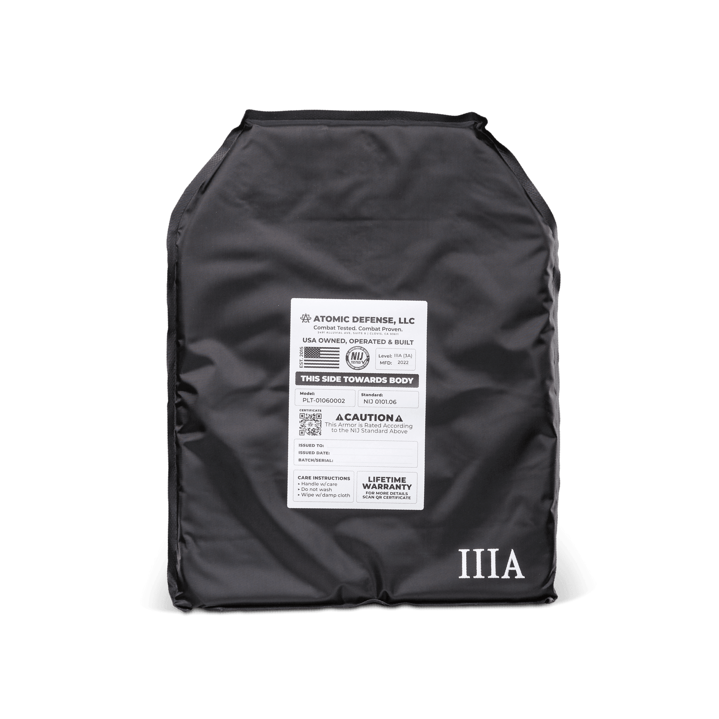 NIJ Level IIIA+ Body Armor Plates - ESAPI - Hard & Soft